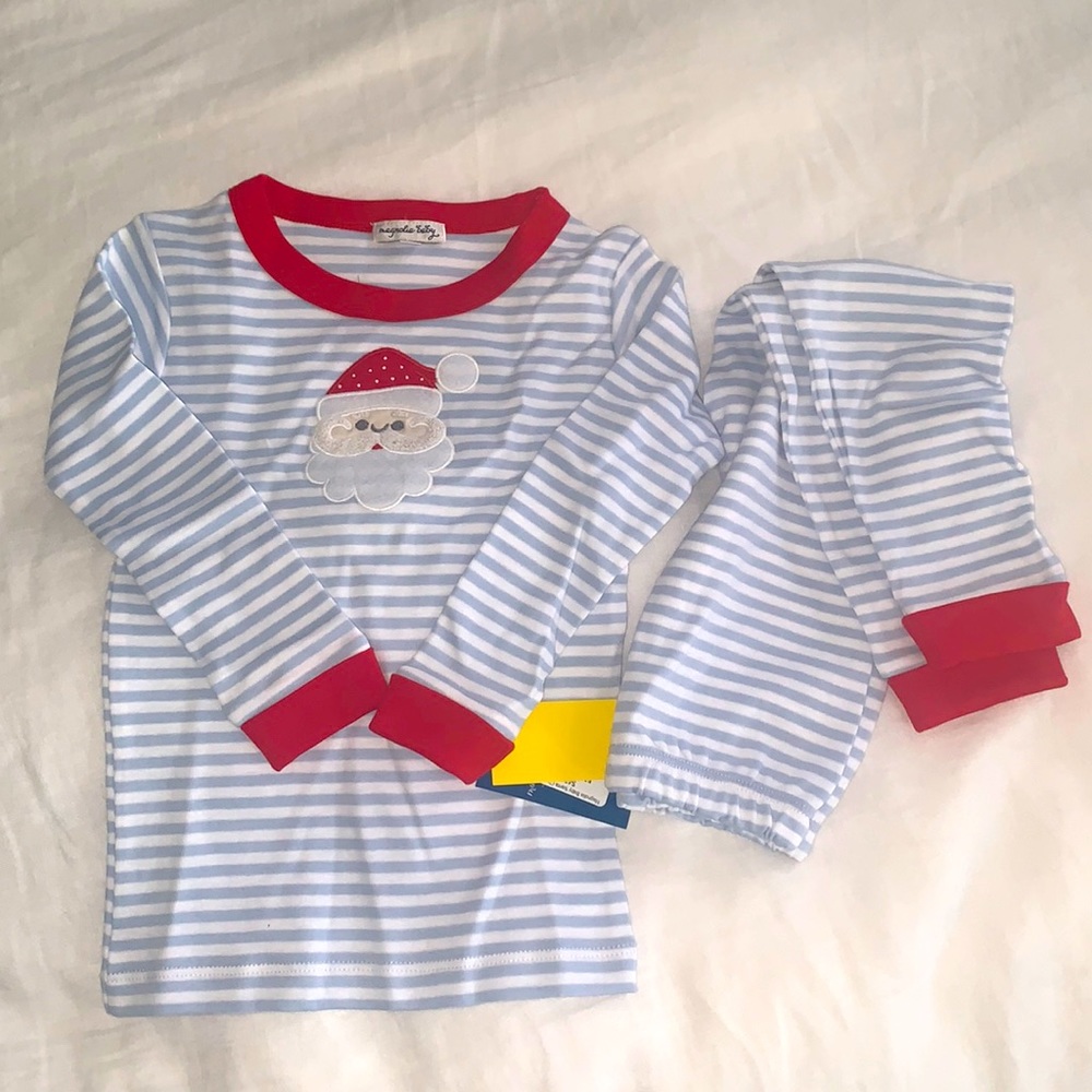 Magnolia Baby Santa pajamas size 3